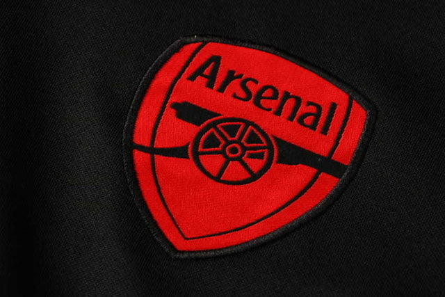 Arsenal 21/22 Tracksuit Black With Hood