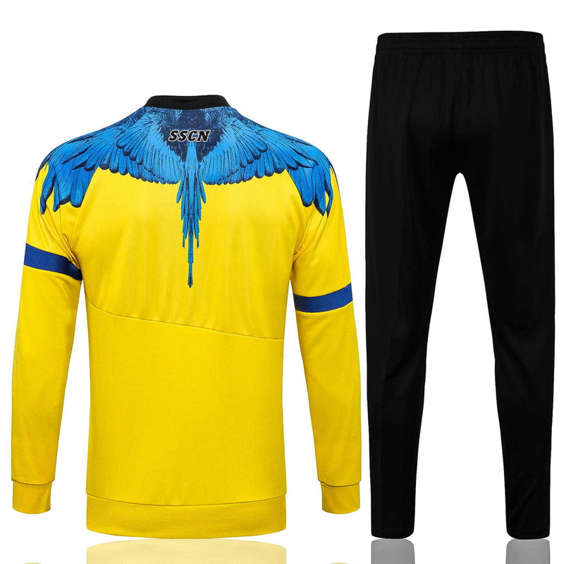 Napoli 21/22 Tracksuit Yellow and Black With Zip