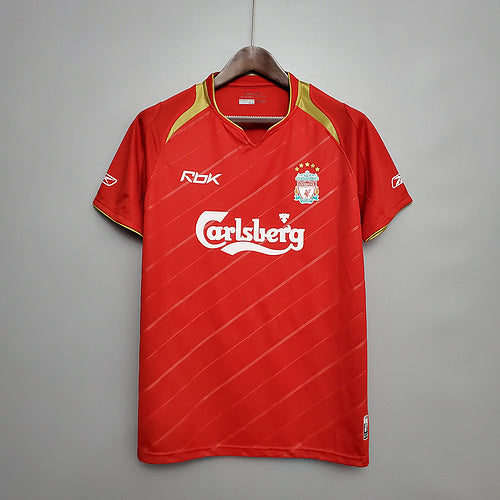 Maillot Liverpool Rétro 05/06 - Reebok - Rouge