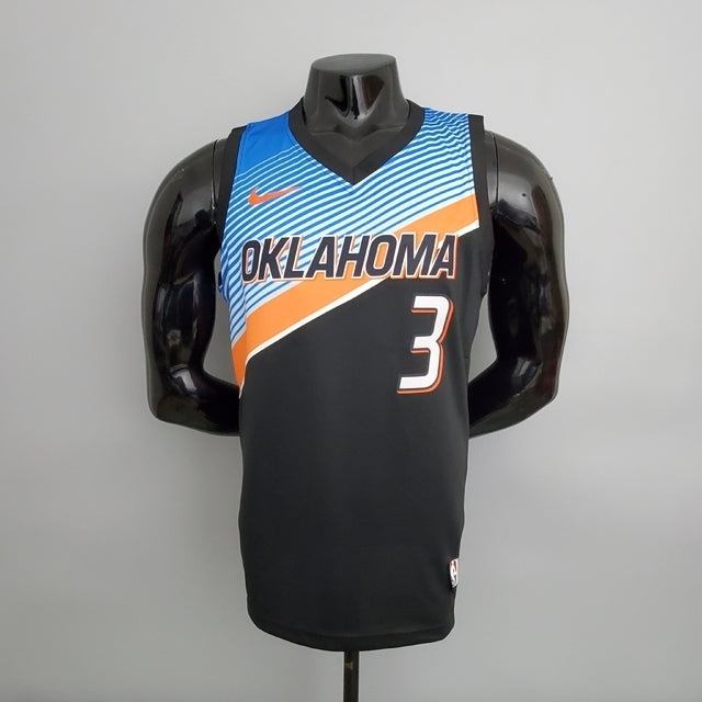 Regata NBA Oklahoma City Thunder Masculina - Preta